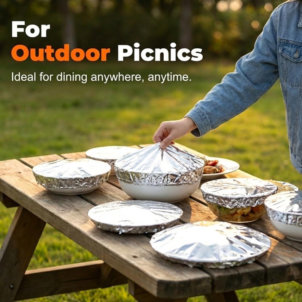 Reusable Silicone Food Covers UAE | Stretchable Bowl & Dish Lids